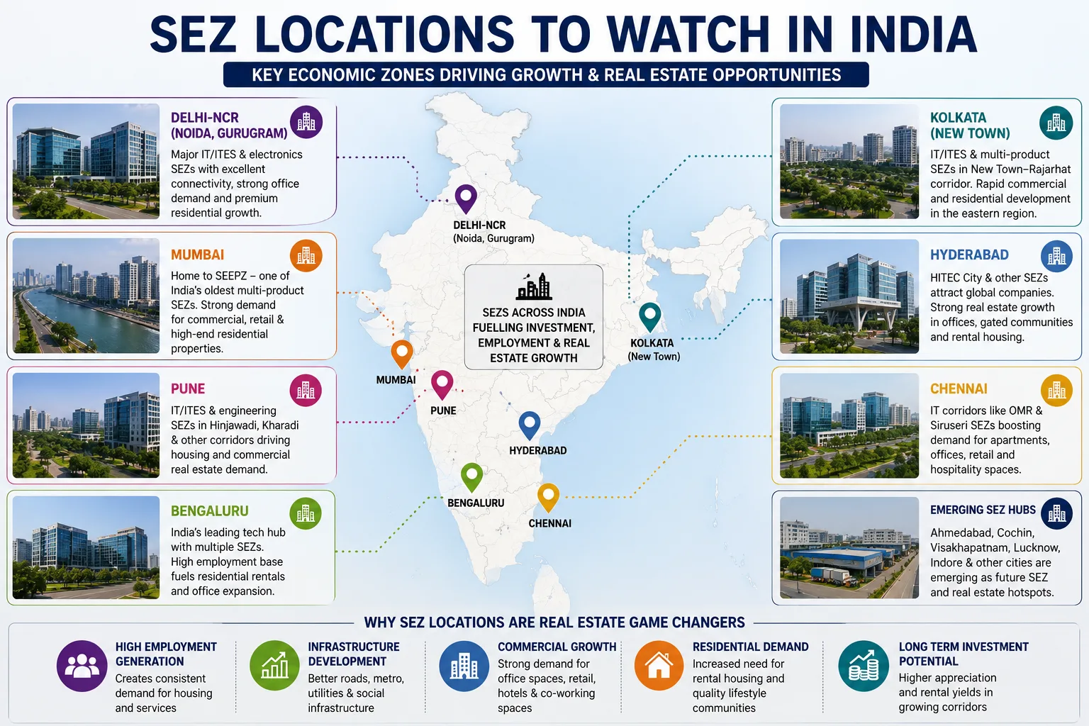 SEZ Locations to watch in india